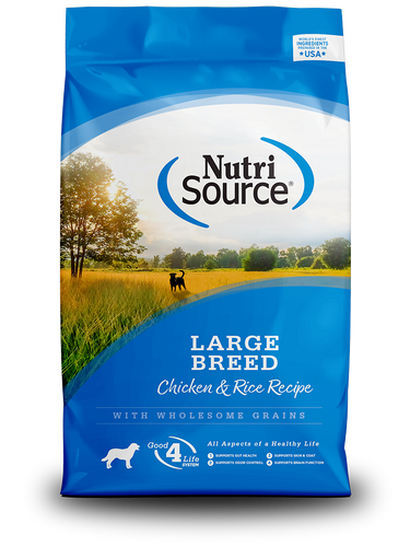 NutriSource® Large Breed Chicken & Rice Recipe Dog Food