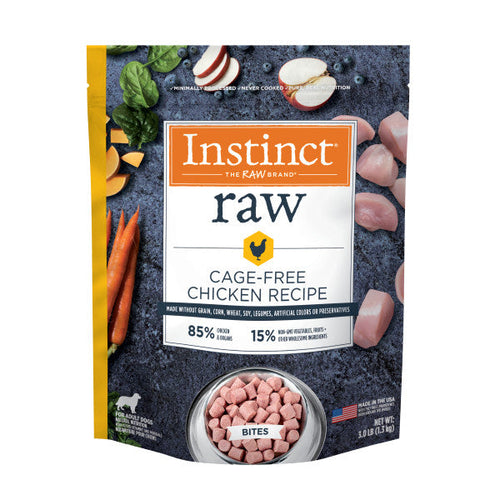 Nature's Variety Instinct Raw Frozen Chicken Bites Dog Food