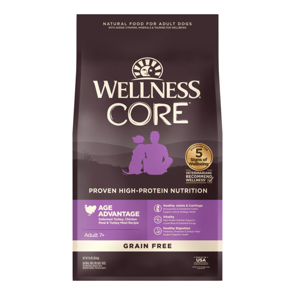 Wellness CORE Grain Free Senior Turkey Recipe Dog Food