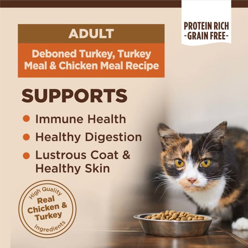Wellness CORE Natural Grain Free Original Turkey, Chicken, Whitefish & Herring Recipe Dry Cat Food
