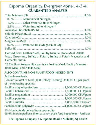 Espoma Evergreen-tone