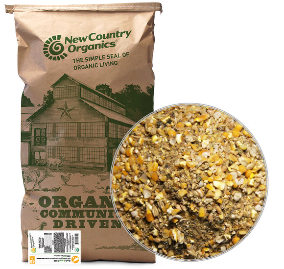 New Country Organics Organic Duck Layer Feed, 40 lbs