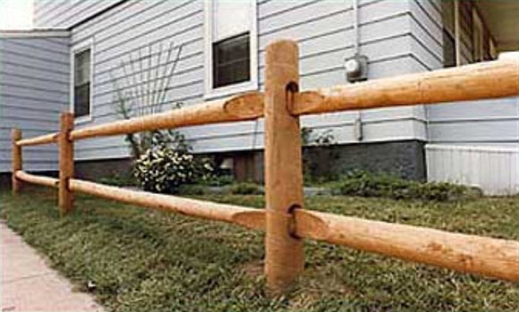 2 Hole End Post Treated 6ft