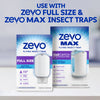 Zevo Flying Insect Trap Refill Cartridges, Fly Trap, Fruit Fly Trap