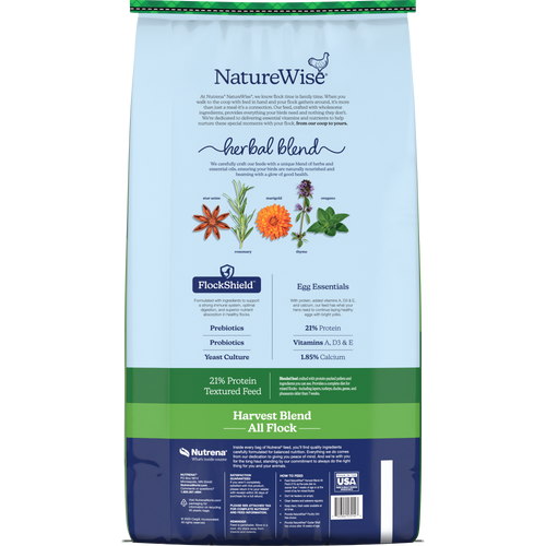 Nutrena® NatureWise® Harvest Blend All Flock 21% Protein Textured Feed