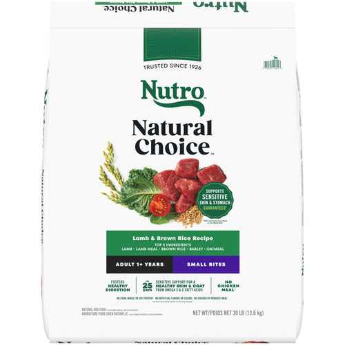 Nutro Natural Choice Adult Small Bites Lamb & Brown Rice Recipe Dog Food