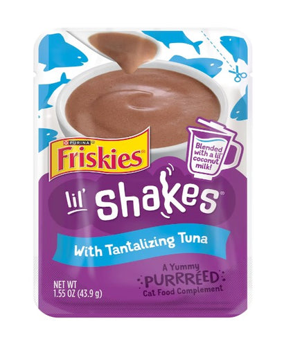 Purina Friskies Lil’ Shakes With Tantalizing Tuna Cat Food Complement