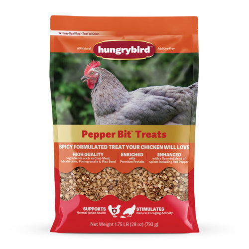 Hungrybird 1.75 LB Pepper Bit Treats for Chicken