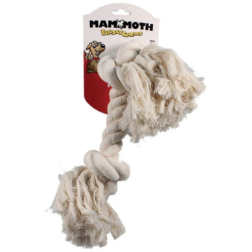 MAMMOTH FLOSSY CHEWS COTTON ROPE BONE