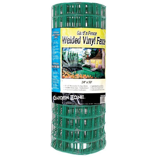 HEAVY DUTY MESH PVC FENCE (24 INX50 FT, Green)