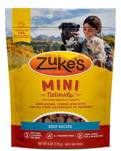 Zuke’s Mini Naturals Beef Recipe Dog Treats