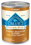 Blue Buffalo Homestyle Recipe Turkey Meatloaf Dinner With Carrots And Sweet Potatoes Canned Dog Food