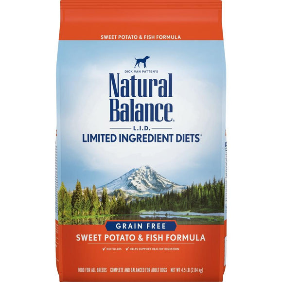 Natural balance limited ingredient diets sweet potato & sale fish formula dry dog food