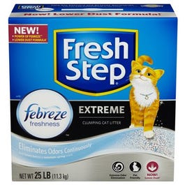 Cat Litter, Extreme Odor Control, Scoopable, 25-Lbs.