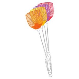 Fly Swatter, Plastic, Assorted Colors