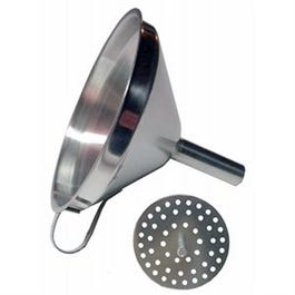 Funnel With Removable Strainer, Stainless Steel