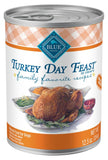 Blue Buffalo Family Favorites Turkey Day Feast Canned Dog Food