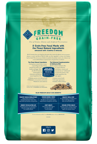 Blue Buffalo Freedom Adult Lamb Recipe Dry Dog Food