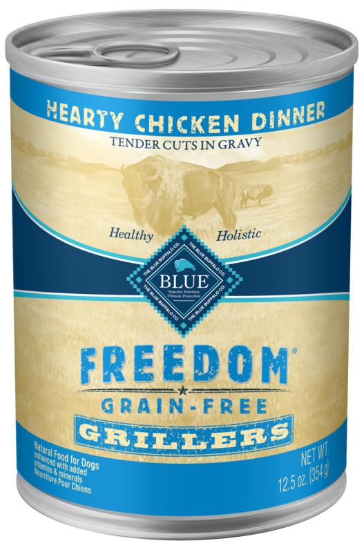 Blue Buffalo Freedom Grain Free Grillers Hearty Chicken Dinner Canned Dog Food