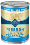 Blue Buffalo Freedom Grain Free Grillers Hearty Chicken Dinner Canned Dog Food