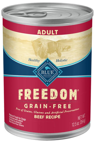 Blue Buffalo Freedom Grain Free Beef Recipe Canned Dog Food