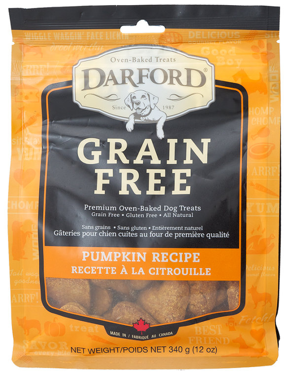 Darford Grain Free Pumpkin Recipe Oven Baked Dog Treats