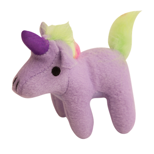 Pink unicorn shop dog toy