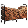 8-Ft. Deluxe Steel Fireplace Log Rack