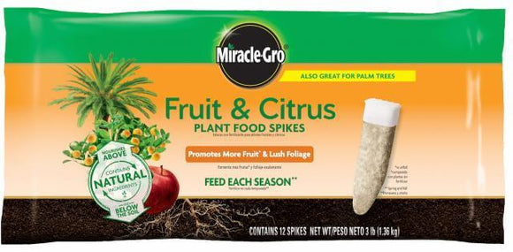 Miracle-Gro® Fruit & Citrus Plant Food Spikes