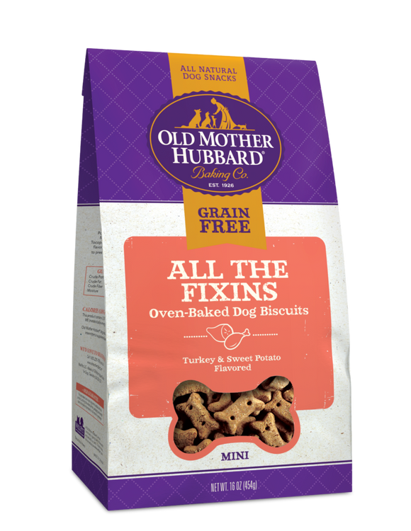 Old Mother Hubbard All The Fixins Mini Dog Biscuits