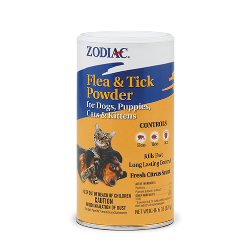 ZODIAC® FLEA & TICK POWDER FOR DOGS, PUPPIES, CATS & KITTENS